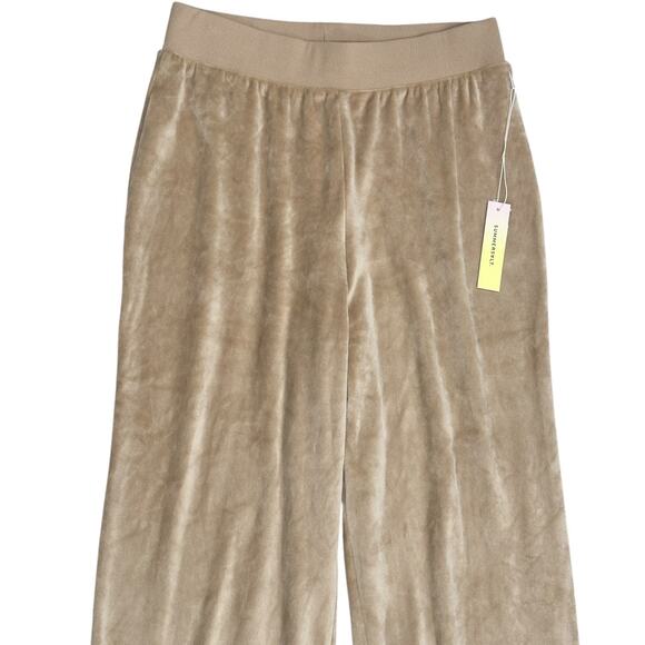 NWT Summersalt Plush Velour Jogger In Fawn - Picture 4 of 7